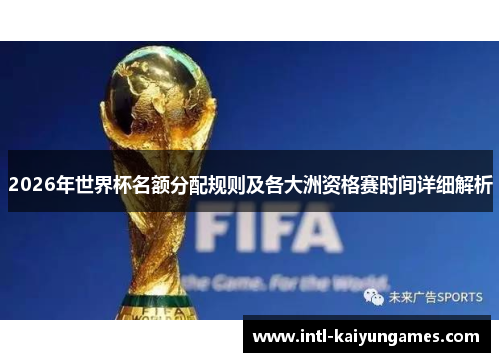 2026年世界杯名额分配规则及各大洲资格赛时间详细解析